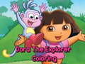 Spel Kleur met Dora die Ontdekker aanlyn