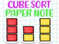 Spel Kub Sortering Papier Nota aanlyn