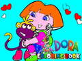 Spel Kleurboek: Terug na skool met Dora aanlyn