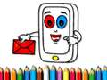 Spel Mobiele Telefoon Kleurboek aanlyn