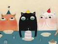 Spel Grappige Katte Gly aanlyn