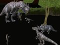 Spel Middernag Veelspelers Dinosaurus Jagt aanlyn