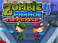 Spel Zombi Optog Verdediging 4 aanlyn
