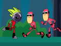 Spel Tien Titans Go! Moeras Aanval aanlyn