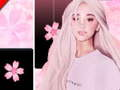Spel Ariana Grande Piano Teëls Pienk, Musiek en Magie aanlyn