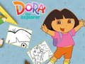 Spel Dora die Ontdekker Kleurboek aanlyn