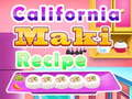Spel Kalifornië Maki Resep aanlyn