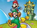 Spel Super Mario Pretzels Geheue aanlyn