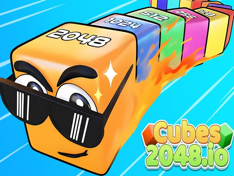 Spel Kubusse 2048. io aanlyn
