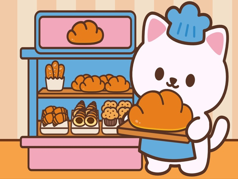 Spel Purrfect bakkery aanlyn