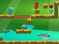 Spel Vuur en Water in Dinosaur Wereld aanlyn