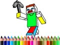 Spel Terug naar Skool: Minecraft Kleur aanlyn