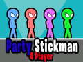 Spel Partytjie Stickman 4 Spelers aanlyn
