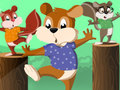 Spel Eekhoorn Sprong aanlyn