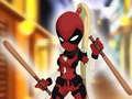 Spel Deadpool Meisie Kleedop aanlyn