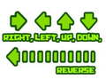 Spel Regsh, links, op, af, omgekeerd aanlyn