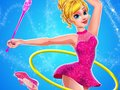 Spel Gimnastiek Superster Meisies Aankleed aanlyn
