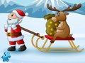 Spel Grappige Santa Legkaarte aanlyn