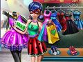 Spel Puntige meisie: Inkopies in die werklike lewe aanlyn