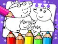 Spel Peppa Pig Kleurboek aanlyn