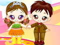 Spel Babies Aankleed aanlyn