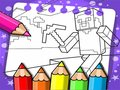 Spel Minecraft Kleurboek aanlyn