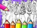 Spel Monster High Kleurboek aanlyn