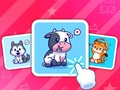 Spel Tee Cute Dier Kaarte aanlyn