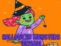 Spel Halloween Monsters Legpuzzel aanlyn