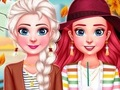 Spel Beste vriende verwelkom herfslook aanlyn