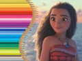 Spel Kleurboek vir Moana aanlyn