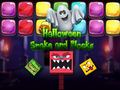 Spel Heks Halloween Slang en Blokke aanlyn