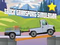 Spel Vragmotor vervoer simuleerder aanlyn