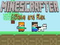 Spel Minescrafter Steve en Alex aanlyn