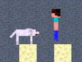 Spel Minicraft: Steve en Wolf Avontuur aanlyn
