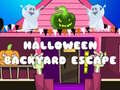 Spel Halloween Agterplaas Ontsnap aanlyn