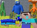 Spel Reënboog Noob Survivêr 3D aanlyn