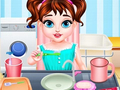 Spel Babie Taylor Oggends Tandeborstel aanlyn