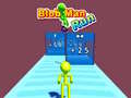 Spel Blob Man Hardloop aanlyn