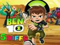 Spel Ben 10 5 Verskille aanlyn