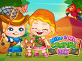 Spel Mike & Mia Se Kampeer Dag aanlyn
