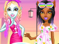 Spel Monster Meisies se Somervakansie aanlyn