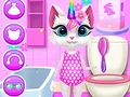 Spel Daaglikse Versorging van Kitty Eenhoorn aanlyn