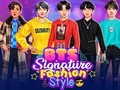 Spel BTS Handtekening Mode Styl aanlyn