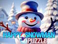 Spel Gelukkige Sneeuman Legpuzzel aanlyn