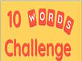 Spel 10 Woorde Uitdaging aanlyn