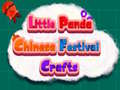 Spel Klein Panda Chinese Fees Handwerke aanlyn