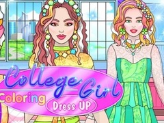 Spel Kleur en Kleed 'n College Meisie aanlyn