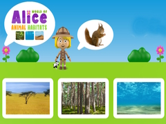 Spel Wêreld van Alice se Dierhabitat aanlyn