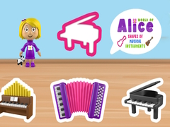 Spel Wêreld van Alice se Musiekinstrumentvorms aanlyn